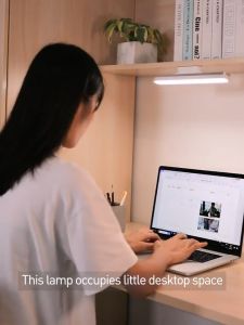 LED Dormitory Lamp LED Light Desk Lamp USB Rechargeable Adsorbable Eye Protection Desk Lamp Switch Touch Sensor Wall Light Suitable for Dormitory Study Wardrobe Stairwell