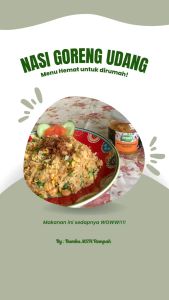 Bumbu Nasi Goreng Udang 190 gr  Bumbu Nasi Goreng Udang Non MSG  Bumbu Nasi Goreng Udang Rempah Alami