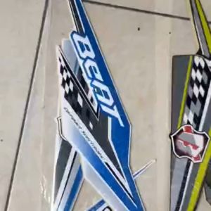 STIKER STRIPING STANDART SEPEDA MOTOR HONDA BEAT ISS TAHUN 2018 BISA COD