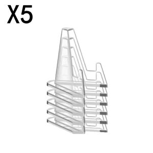 Giá Đỡ Trưng Bày Tiền Xu Acrylic Trong Suốt Giá Đỡ Nhỏ Giá Để Thẻ Bài Hộp Đựng Bộ Sưu Tập Thẻ Bài 1/20 Cái Khung Nhựa