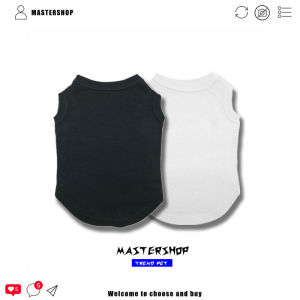 Puppy Dog Cat Pure Cotton Vest Pet Teddy Bichon Pomeranian Summer Thin Small Size Dogs Puppy Breathable Clothes