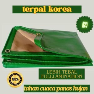 TERPAL PLASTIK UKURAN 2x2 2x3 2X4 2x5 2x6METER A20 KOREA SUPER TEBAL