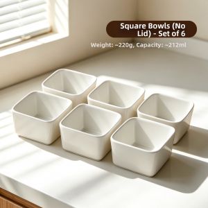 Ceramic Square Heat-Resistant Steaming Bowl