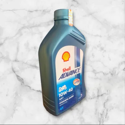 OLI SHELL AX7 4T 1LITER…Perbotol..10w-40..