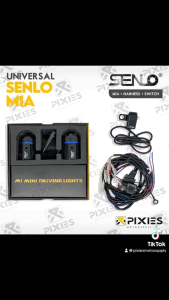 SENLO MINI DRIVING LIGHT SENLO M1A SET HARNESS SWITCH RELAY SOCKET FUSE SET MDL 40 WATTS 40W