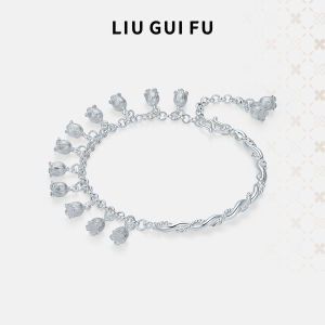 Lanflower S990 Pure Silver Charm Bracelet