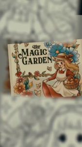 THE MAGIC GARDEN Coloring Book Buku Mewarnai Sketsa Menggambar Anak Dewasa Buku Gambar Kertas Tebal