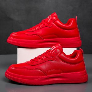 CVPAJ | Spring Limited Red Mens Lightweight Casual Shoes