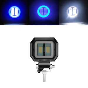 1/2pcs Motorcycle LED Angel Eye Work Light Bar Spot Lamp Offroad Car Boat Truck SUV Pickup 12V 24V Driving Fog Lamp Headlight