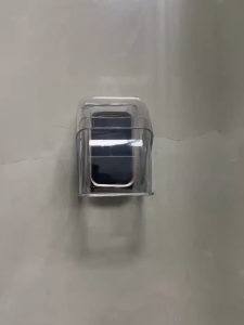 PC Waterproof Doorbell Cover Wireless Home Doorbell Waterproof Cover Transparent Outdoor Rainproof Doorbell Box Smart Doorbell Button Transmitter Protector