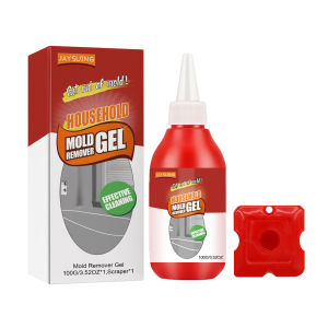 Jaysuing น้ำยาล้างแม่พิมพ์เจลทำความสะอาดอ่างล้างจานห้องน้ำที่ใช้ในครัวเรือนเครื่องกำจัดเชื้อราผนังลึกลงเจลกำจัดเชื้อราผนังลึกน้ำยาแม่พิมพ์อาหารราทำความสะอาดเจลกำจัดแบบพิมพ์ทำน้ำแข็งป้องกันโรคราน้ำค้าง (100กรัม)