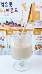 Thùng 24 Hộp Sữa Hạt Hàn Quốc MEALU Óc Chó Hạnh Nhân Đậu Nành Đen 24 Hộp x 190ml