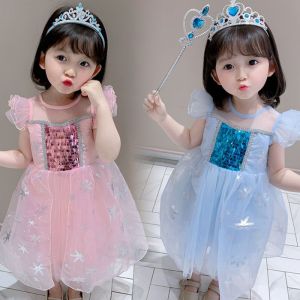 Váy Elsa Cho Bé Gái Đáng Yêu Mẫu Mới (9-35kg )