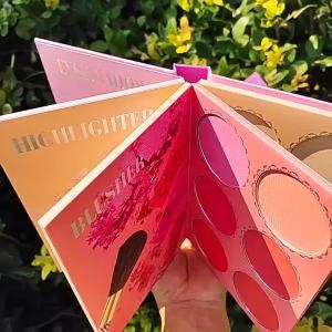 E-Dagang Baru 43 Palet Pembayang Mata Warna Matte Pearlescent Merah Jambu Terang Payet Buku Solek Pangg