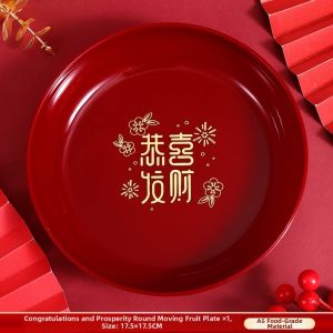 XIKUNLE | New Home Celebration Decorative Fruit and Candy Tray