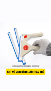 Gạt kính cầm tay Hitool nhiều kích thước tay gạt nhựa lưỡi cao su cao cấp hiệu quả độ bền cao