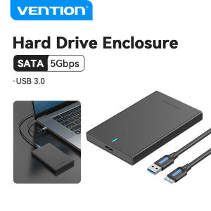 Vention 2.5 inch box ổ cứng USB 3.0 to SATA 3.0 cho SSD 6TB HDD 9.5mm 7mm External Hard Disk Enclosure 5Gbps Dual Protocols hộp đựng ổ cứng 【Free Cáp USB 3.0 to Micro B】