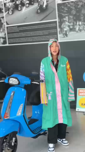 เสื้อกันฝน VESPA  HAPPY  RAIN  MULTI COLOUR