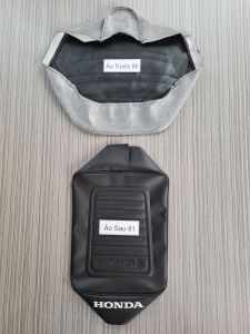 Combo Áo Yên Trước Sau Cub 86 81 Đen Form Zin Hàng Đẹp Loại 1 . Lưu Ý Ra Thợ Bấm Ghim . Da Yên Thái Dầy Mịn NK Vvv...Zvx