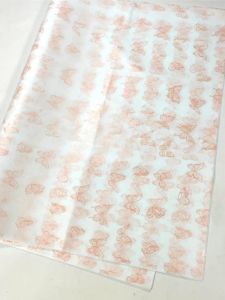 High-End Rose Pink Butterfly 17g Silk Paper Gift Wrapping Paper for Clothes Red Wine Scarf Packaging 50x70cm Romantic Gifts