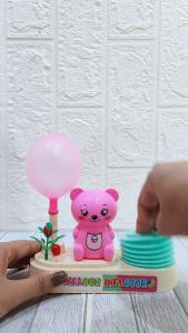 Mainan Anak Pompa Balon Balloon Inflator Animal Bentuk Binatang BU07