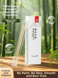 TAFUMAN | Natural Bamboo Extra Long and Thick Disposables Food-Grade Chopsticks