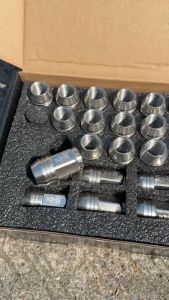 น็อตล้อ น็อตรถตู้ น็อตล้อรถยนต์ สำหรับรถ New Toyota commuter Majesty  ปี 2019-2025  สแตนเลส CNC เบอร์ 19 เกลียว 1.5 (14 mm.) เเข็งแรง ทนทาน พร้อมส่ง