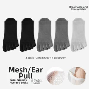 FENGTING | Breathable Antimicrobial Deodorant Moisture Absorption Non-slip Toe Socks
