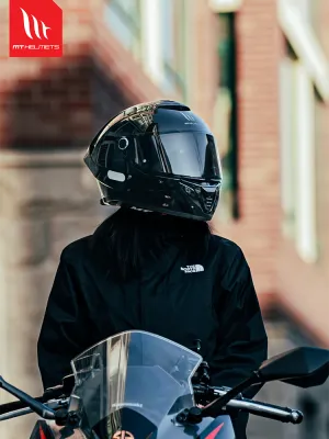 MT Helmets | Vintage Style Dual Visor Full Face Motorcycle Helmet