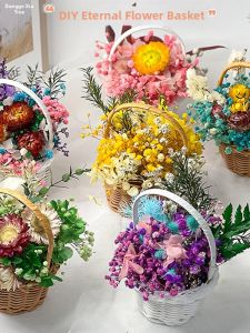 Chongyang Festival Team Building DIY Preserved Flower Basket Kit