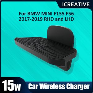 Car Dashboard Holder Quick Wireless Charger  For BMW Mini One Cooper S Hatch F55 F56 2017-2019 Interior Modification Accessories