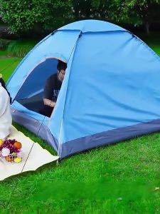 2/4/6/8 Full automatic Camping tent Outdoor waterproof camper multi-colour dome family hiking tent
