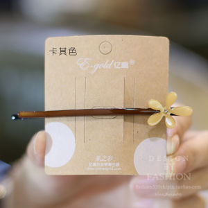 Kẹp Tóc Dọc Màu Kẹo Năm Cánh Favour Free Shipping Kẹp Tóc Dọc Phong Cách Hàn Quốc Mới Không Đính Kim Cương