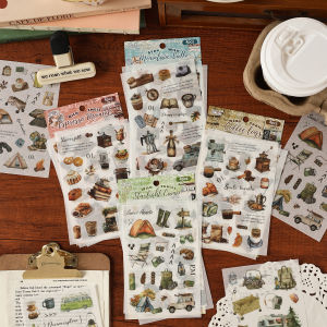 Stickers Punk | Nhãn Dán Trang Trí Chủ Đề Thực Phẩm Dã Ngoại cho Scrapbooking Handmade