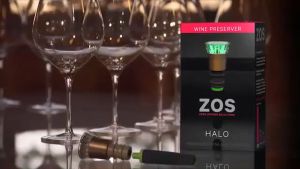 ZOS HALO - WINE PRESERVATION GADGET -  possibly up to 30 Wine bottles possibly up to 2 months after opening )  *** SERIOUS WINE CONNOISSEURS *** ( Compare Vacuum Pump Preservino Coravin Vacuvin Giovanni Preservo etc - same category preserving