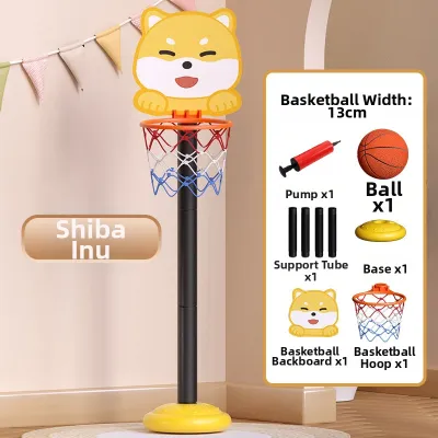 BABYSHOME | Adjustable Basketball Hoop for Home Indoor Use 2-3 Years Old Toy Gift