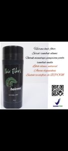 heirme hair fibers serat penebal rambut 30gr hitam sudah BPOM