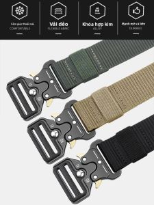 BILLI ZILLY | Thắt lưng vải canvas nylon cho nam sinh viên quân sự ngoài trời đa chức năng thắt lưng quần camo cho binh sĩ đặc biệt