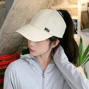 【♡Lovely girls house♡】High Ponytail Baseball Cap Summer Sun Protection Empty Top Hat for Women Outdoor Fashion Breathable Peaked Hat