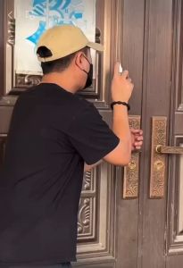 ZH429 High Decibel Door Blocking Alarm Solitary Security Door Alarm Travel anti-wolf door alarm