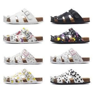 รองเท้าแตะผู้หญิง McBlair ทรงสวมหัวพื้นแบนแบบลำลองสำหรับฤดูร้อน ทรงหัวแหลม สวมใส่สบาย ระบายอากาศได้ดี รองเท้าแตะแบบสวมสบายสำหรับกลางแจ้ง