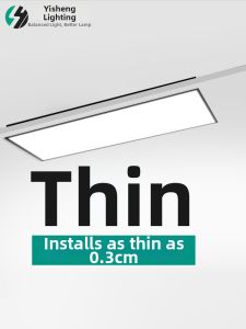 YISOEM | Ultra-thin Embedded Slim Strip Light Minimalist Rectangular Ceiling Lamp