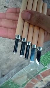 5 Dao khắc gỗ khắc dưa khắc đa dụng chất liệu thép cán gỗ