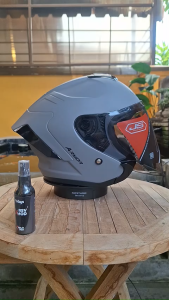 Helm Half Face SNI JS Armor Solid Original 100% Best Seller Gorilla Grey Doff Kekinian Untuk Pria Wanita Dewasa Remaja Touring Gratis Parfum