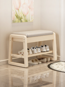 ZHUSHANXIA | Shoe Changing Bench With Storage Function Wood