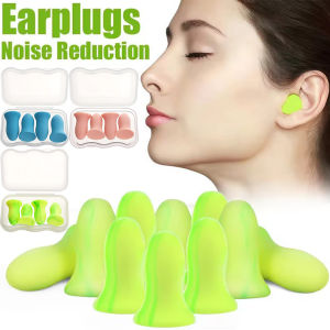 5Pairs Noise Reduction Ear Plug / Soft Foam Noise Reduction Ear Buds / Waterproof Sound Insulation Ear Plug / for Work Noise Reduction Anti-noise Snoring
