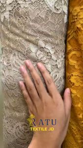 Kain Brokat Katun Premium Bahan Brukat Meteran