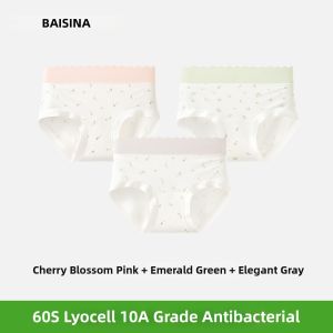 Baisina | Antibacterial Breathable Tencel Silk Cotton Womens Underwear