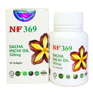 NF369 Sacha Inchi Oil 520mg x 60 Softgel Omega 3 6 9 Singapore Brand 100% Organic Slimming Weight Loss - DND 369 Zemvelo
