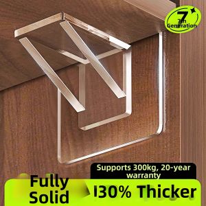 WUSIBAO | No-Drill Shelf Support Right Angle Triangular Bracket